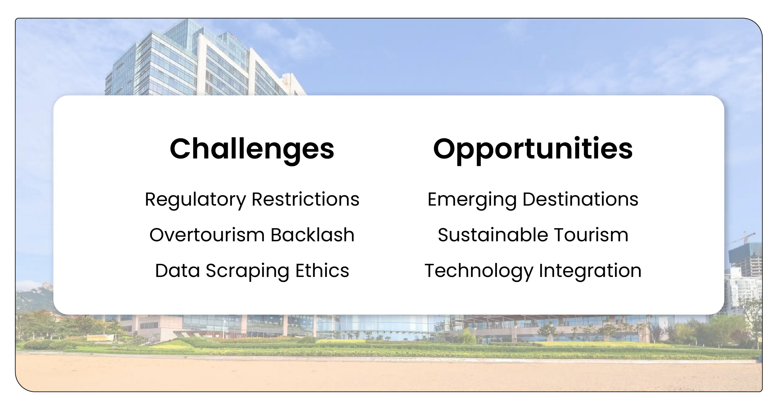 Challenges and Opportunities